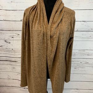 Silence + Noise Small Hooded Open Cardigan